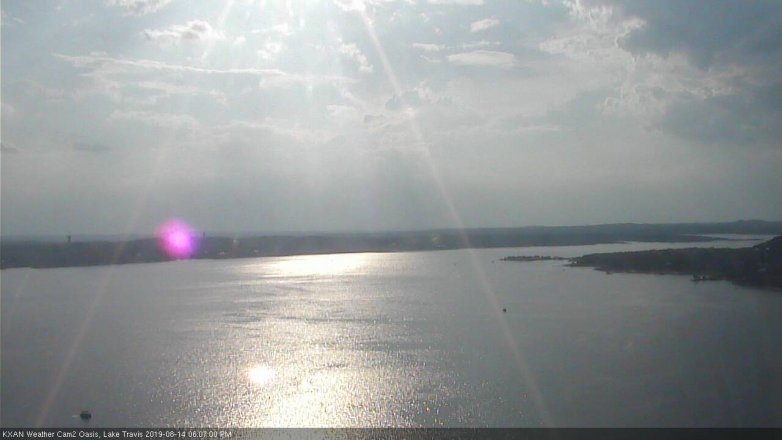 Lake Travis webcam, August 14, 2019 5:10 PM CT