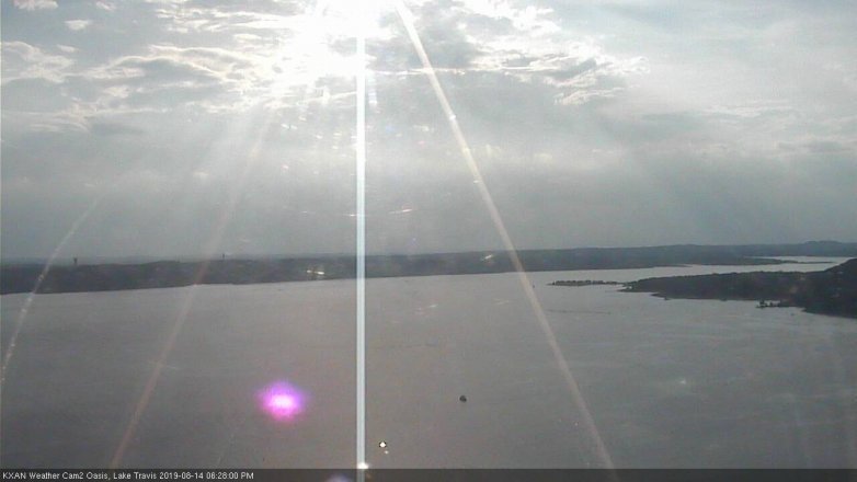 Lake Travis webcam, August 14, 2019 5:30 PM CT