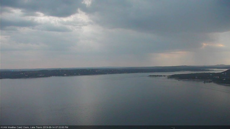 Lake Travis webcam, August 14, 2019 6:35 PM CT