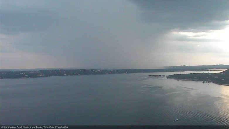 Lake Travis webcam, August 14, 2019 6:50 PM CT