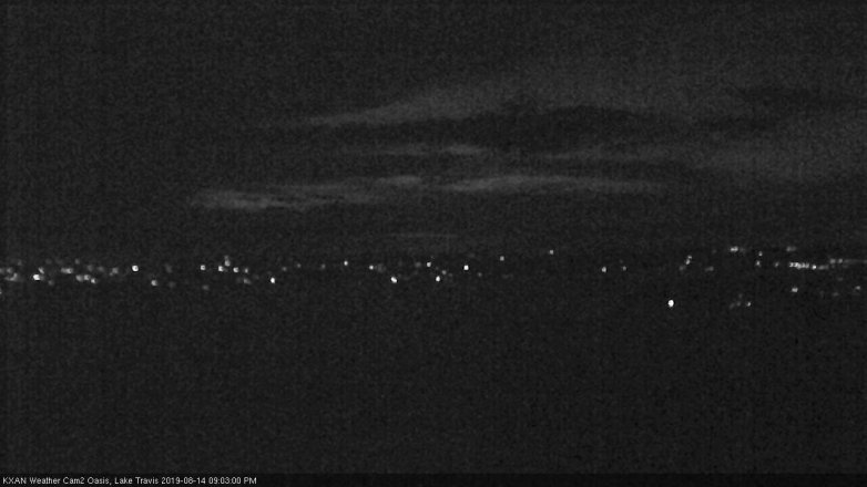 Lake Travis webcam, August 14, 2019 8:05 PM CT
