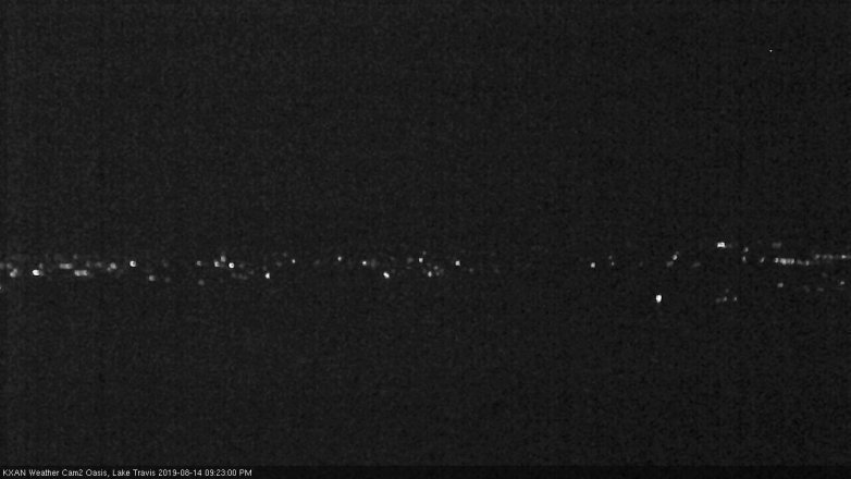 Lake Travis webcam, August 14, 2019 8:25 PM CT
