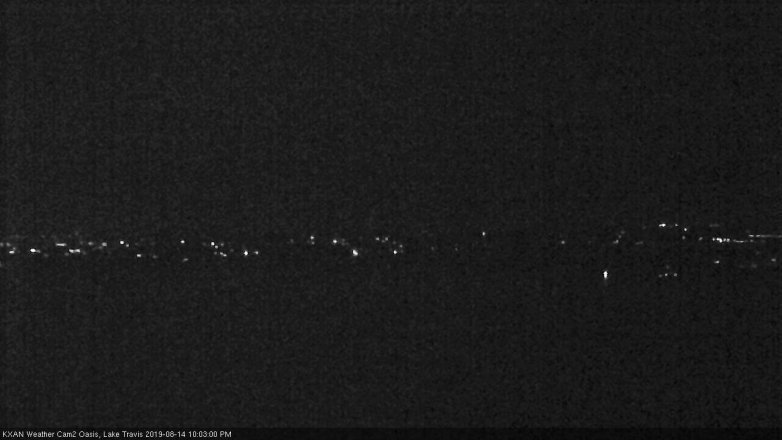Lake Travis webcam, August 14, 2019 9:05 PM CT