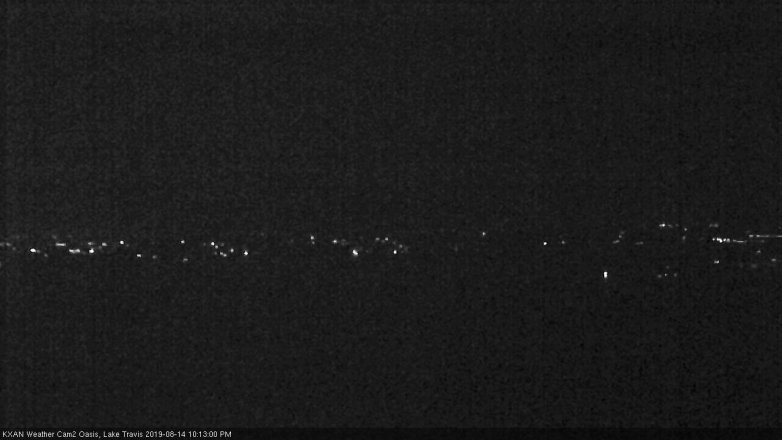 Lake Travis webcam, August 14, 2019 9:15 PM CT