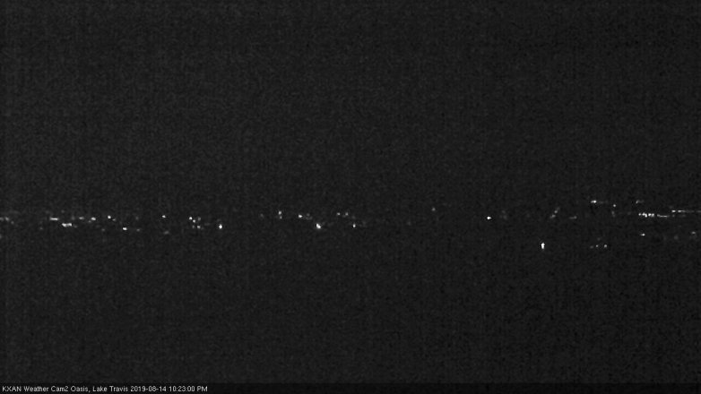 Lake Travis webcam, August 14, 2019 9:25 PM CT