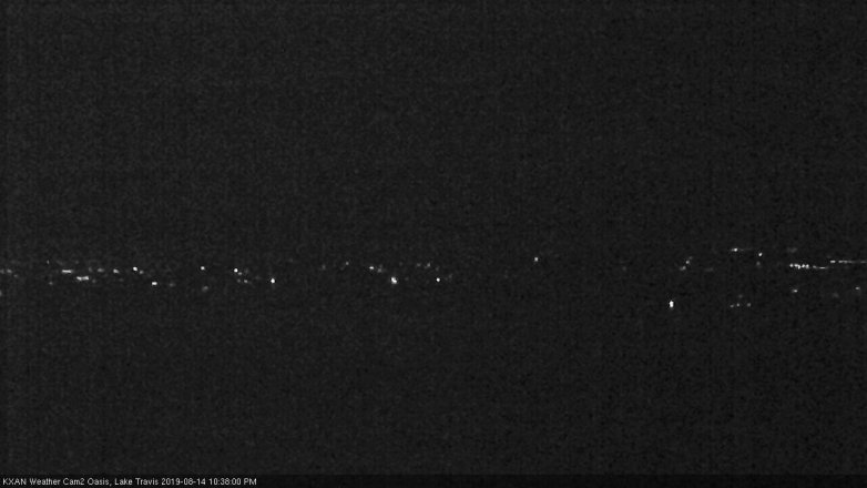 Lake Travis webcam, August 14, 2019 9:40 PM CT