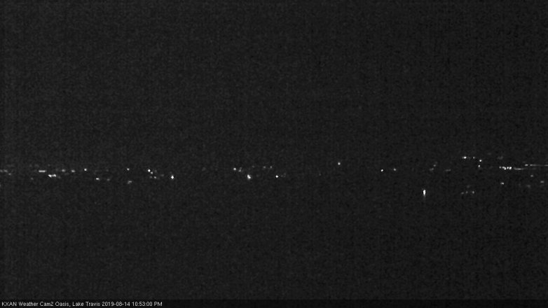 Lake Travis webcam, August 14, 2019 9:55 PM CT