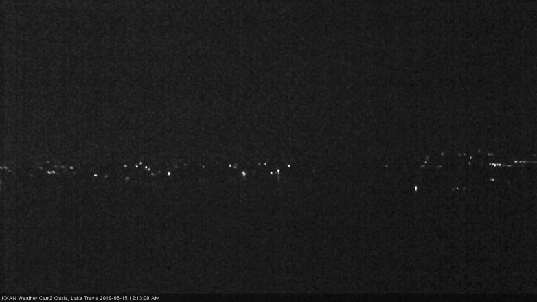 Lake Travis webcam, August 14, 2019 11:15 PM CT
