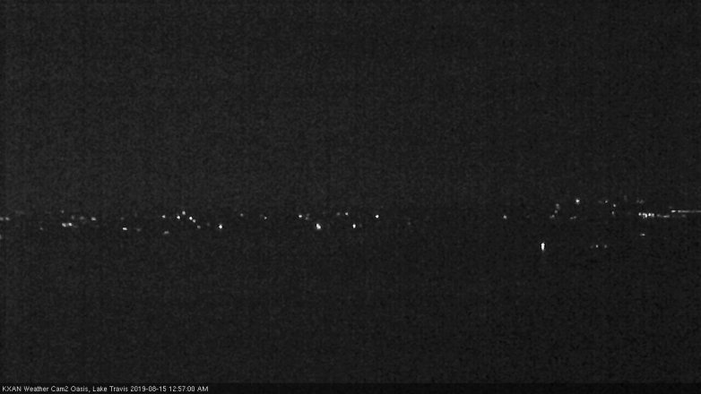 Lake Travis webcam, August 14, 2019 12:00 AM CT