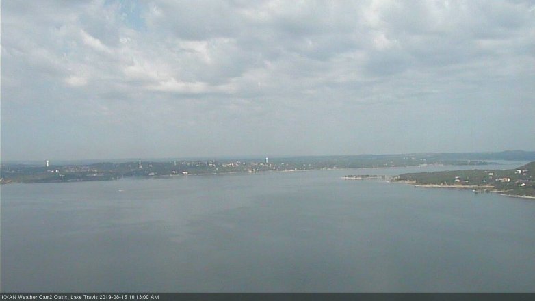 Lake Travis webcam, August 15, 2019 9:15 AM CT