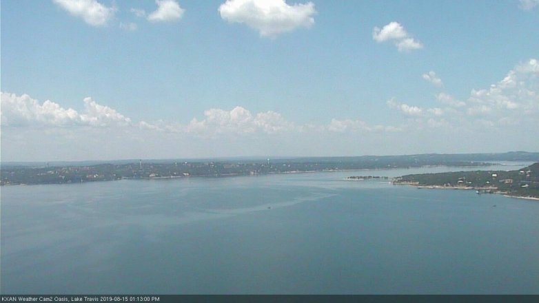 Lake Travis webcam, August 15, 2019 12:15 PM CT