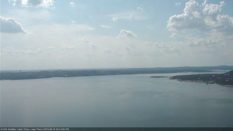 Lake Travis webcam, August 15, 2019 3:15 PM CT