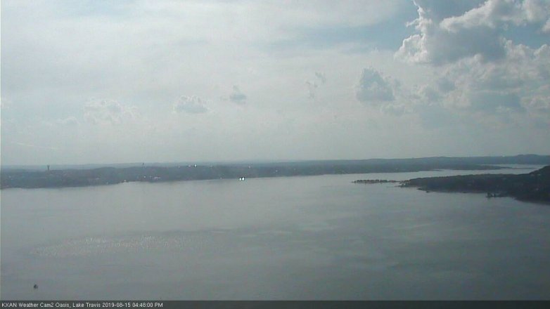Lake Travis webcam, August 15, 2019 3:50 PM CT