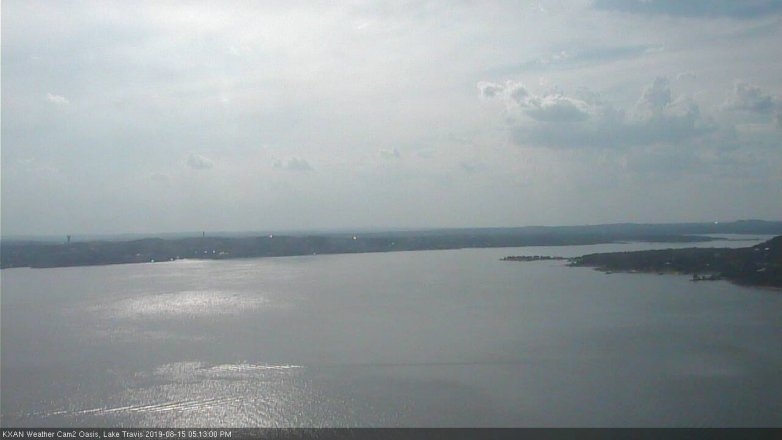 Lake Travis webcam, August 15, 2019 4:15 PM CT