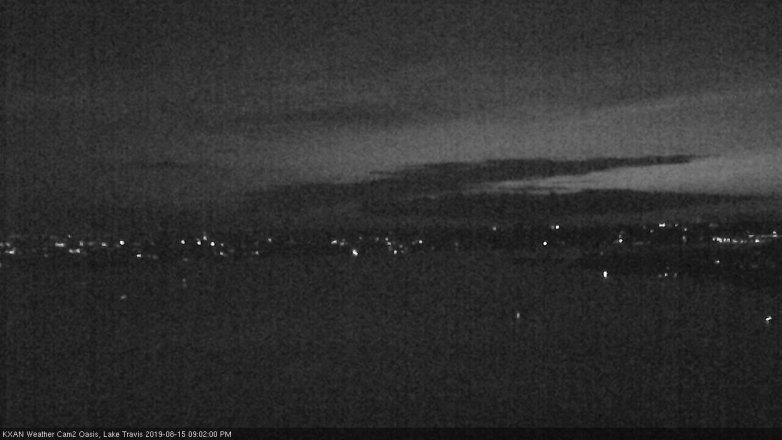 Lake Travis webcam, August 15, 2019 8:05 PM CT