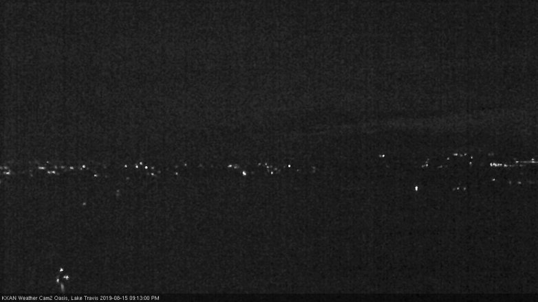 Lake Travis webcam, August 15, 2019 8:15 PM CT