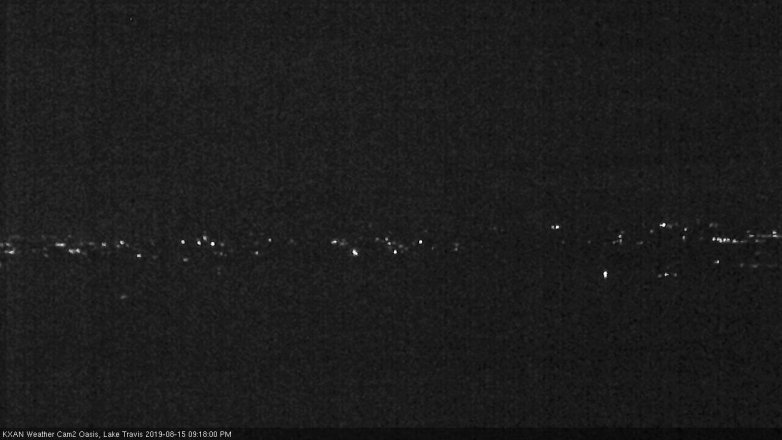 Lake Travis webcam, August 15, 2019 8:20 PM CT