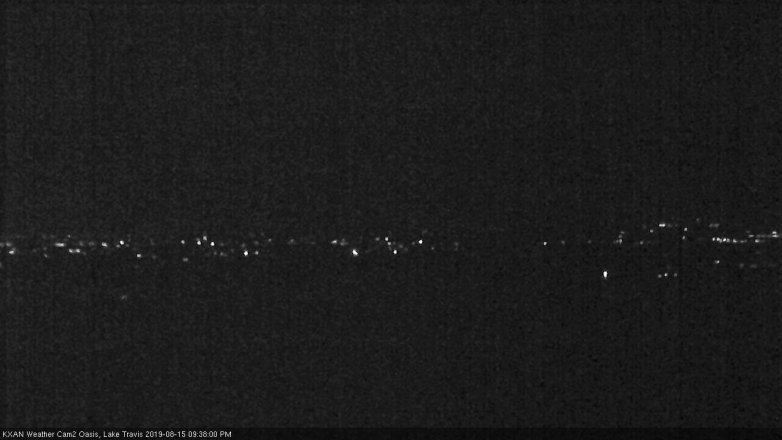 Lake Travis webcam, August 15, 2019 8:40 PM CT