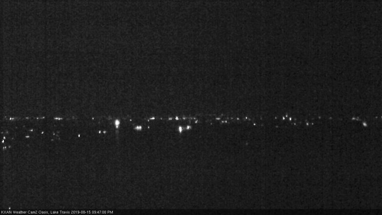Lake Travis webcam, August 15, 2019 8:50 PM CT