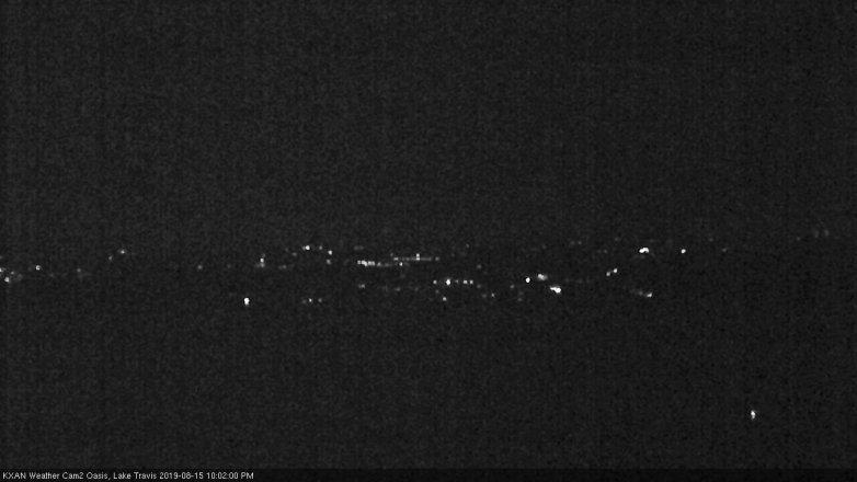 Lake Travis webcam, August 15, 2019 9:05 PM CT