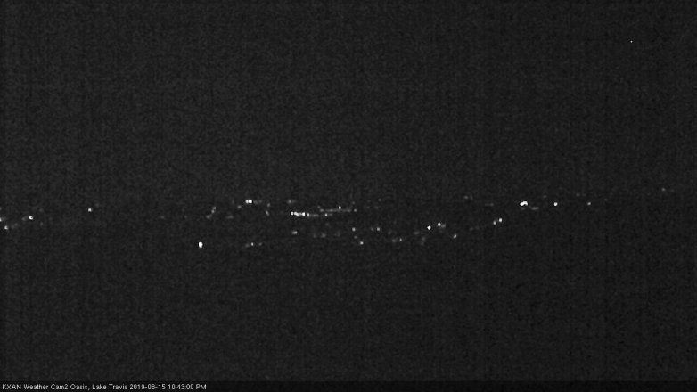 Lake Travis webcam, August 15, 2019 9:45 PM CT