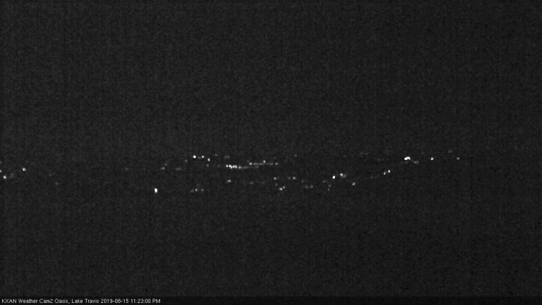 Lake Travis webcam, August 15, 2019 10:25 PM CT
