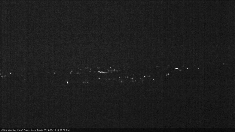 Lake Travis webcam, August 15, 2019 10:35 PM CT