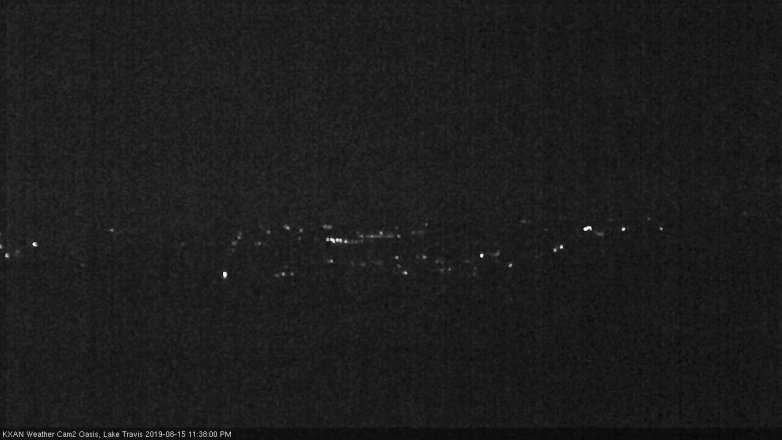 Lake Travis webcam, August 15, 2019 10:40 PM CT