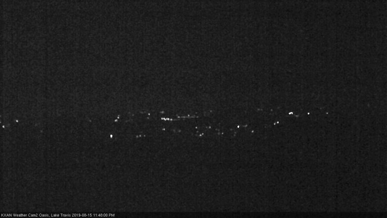 Lake Travis webcam, August 15, 2019 10:50 PM CT