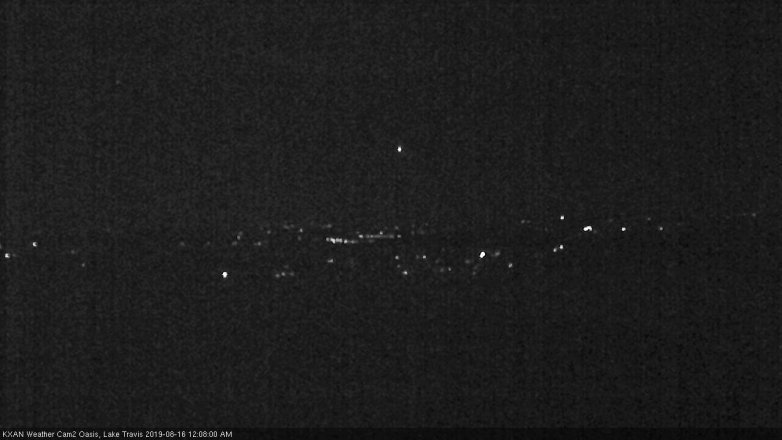 Lake Travis webcam, August 15, 2019 11:10 PM CT