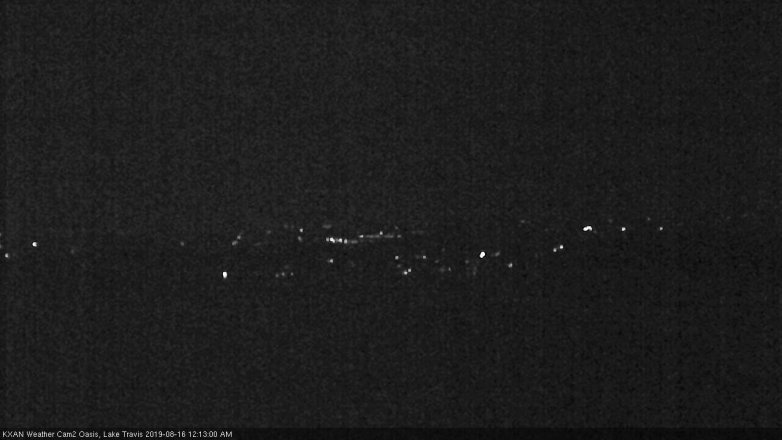 Lake Travis webcam, August 15, 2019 11:15 PM CT