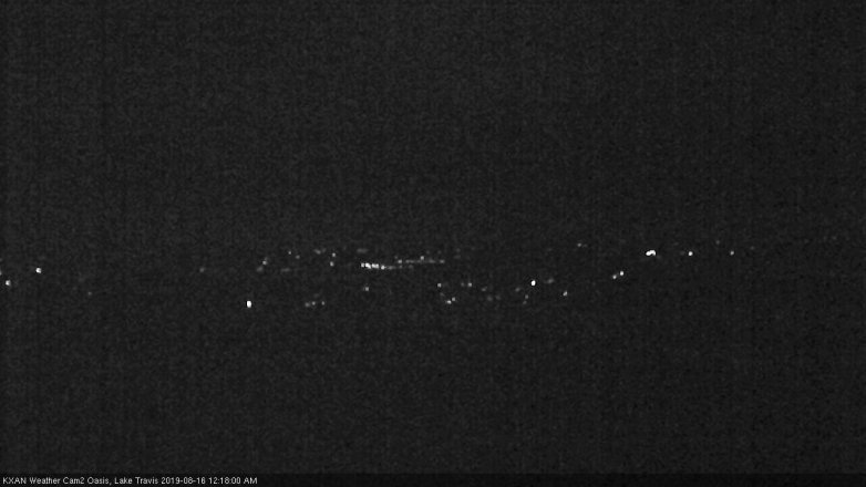 Lake Travis webcam, August 15, 2019 11:20 PM CT