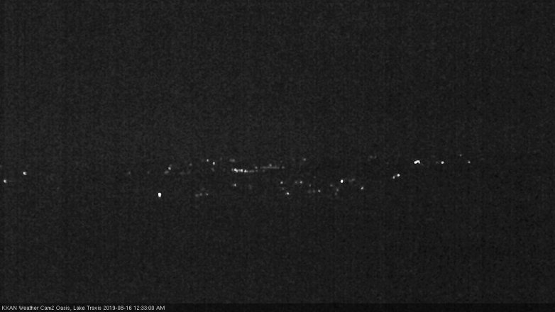 Lake Travis webcam, August 15, 2019 11:35 PM CT