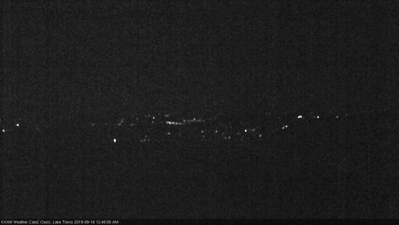 Lake Travis webcam, August 15, 2019 11:50 PM CT