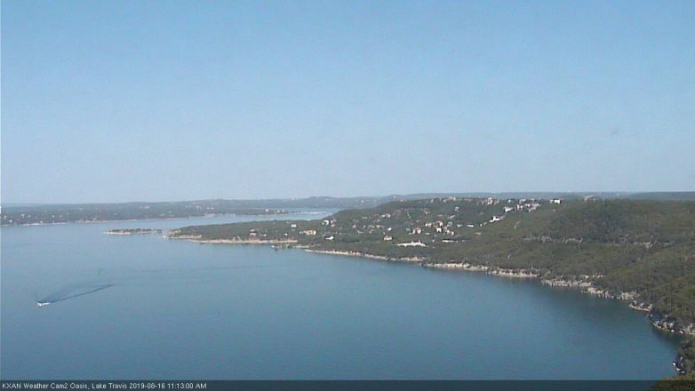 Lake Travis webcam, August 16, 2019 10:15 AM CT