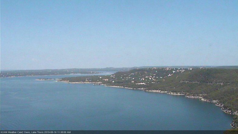 Lake Travis webcam, August 16, 2019 10:40 AM CT