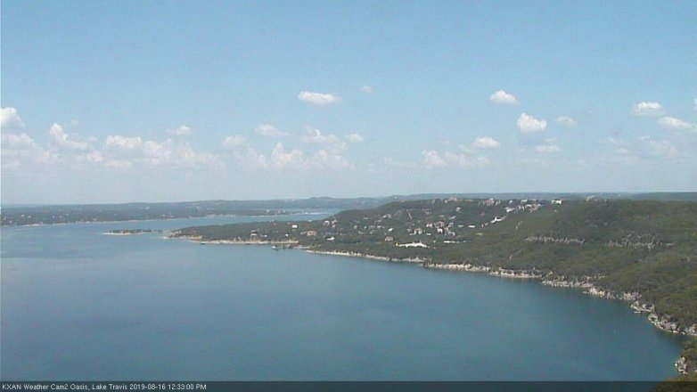 Lake Travis webcam, August 16, 2019 11:35 AM CT