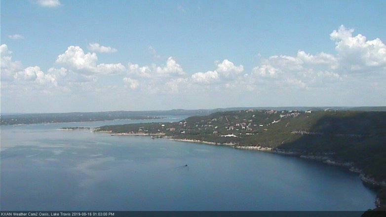 Lake Travis webcam, August 16, 2019 12:05 PM CT