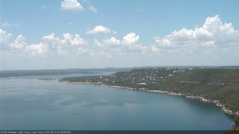 Lake Travis webcam, August 16, 2019 12:10 PM CT