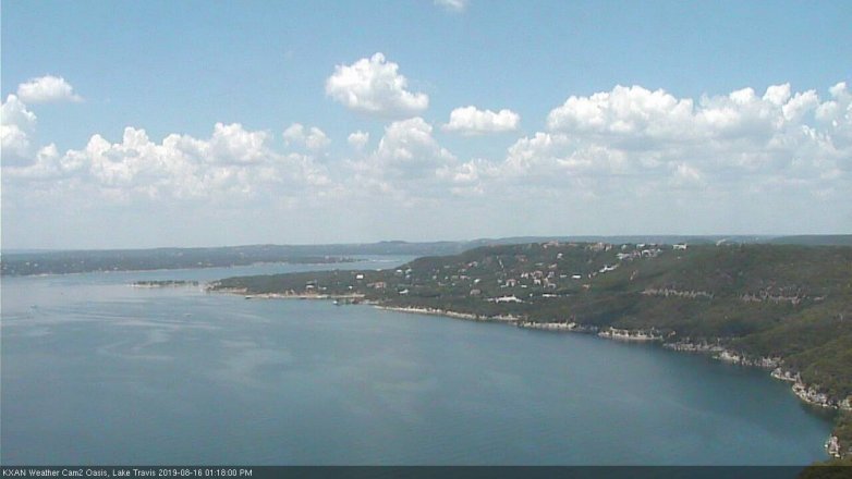 Lake Travis webcam, August 16, 2019 12:20 PM CT