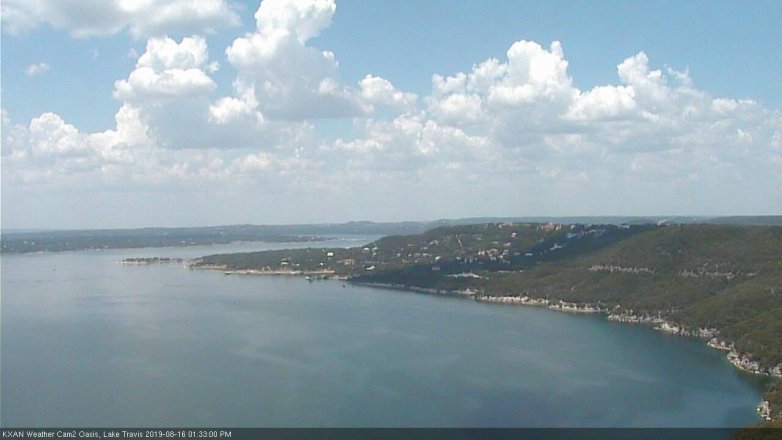 Lake Travis webcam, August 16, 2019 12:35 PM CT