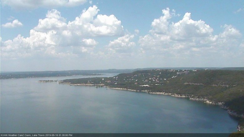 Lake Travis webcam, August 16, 2019 12:40 PM CT