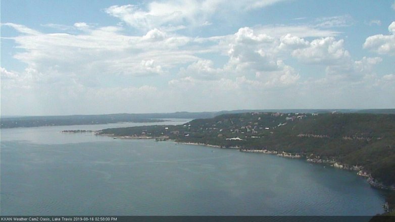 Lake Travis webcam, August 16, 2019 2:00 PM CT