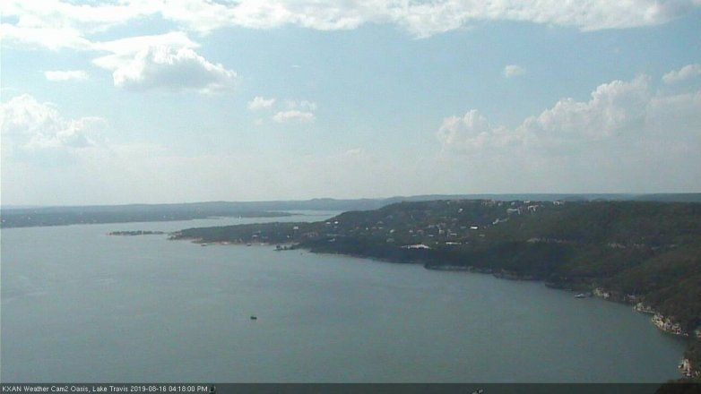 Lake Travis webcam, August 16, 2019 3:20 PM CT