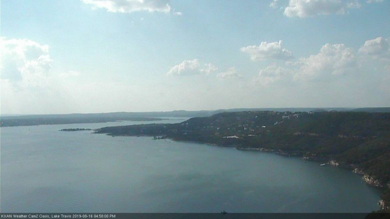 Lake Travis webcam, August 16, 2019 4:00 PM CT