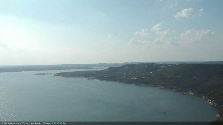 Lake Travis webcam, August 16, 2019 4:10 PM CT