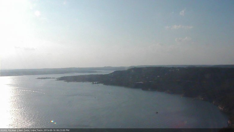 Lake Travis webcam, August 16, 2019 5:25 PM CT
