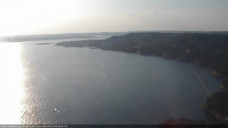 Lake Travis webcam, August 16, 2019 5:50 PM CT