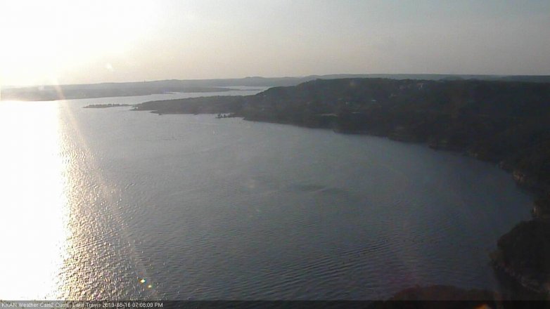 Lake Travis webcam, August 16, 2019 6:10 PM CT