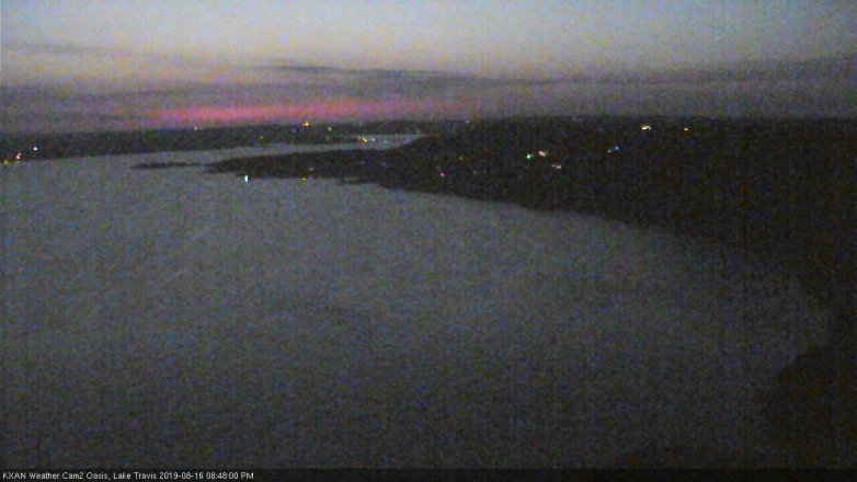 Lake Travis webcam, August 16, 2019 7:50 PM CT